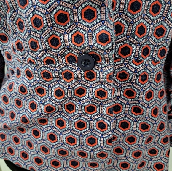 Ellen Tracy Art Deco Jacket  Size L - Picture 6 of 11